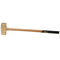 14 lb. Brass Hammer 32" Wood Handle Non Slip Grip ABC Hammers ABC14BW - ToolPlanet