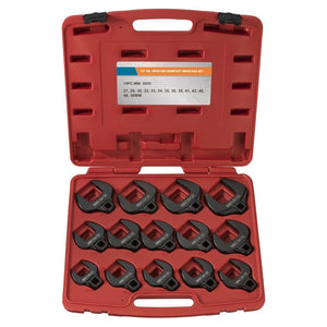 14 piece Jumbo Crowfoot Wrench Set Metric 1/2 Inch Drive - ToolPlanet