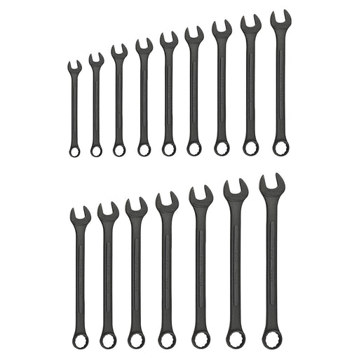 16 piece Raised Panel Combination Wrench Metric - ToolPlanet