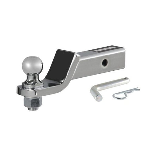 2" Chrome Trailer Towing Hitch with Ball and Pin - ToolPlanet