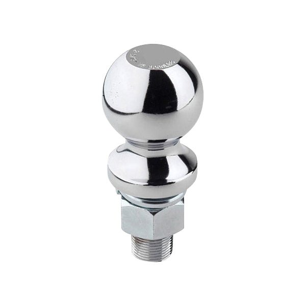 2 Inch Chrome Trailer Hitch Ball, 3/4 x 2 Inch Shank - ToolPlanet