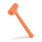 2 lb Dead Blow Hammer Mallet PVC Neon Orange - ToolPlanet