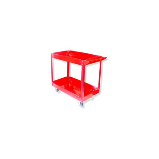 2 Tier Red Mechanics Tool Service Cart - ToolPlanet