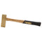 2.5 lb. Brass Hammer 12" Non Slip Wood Handle ABC Hammers ABCWBW - ToolPlanet
