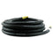 25' x 3/8" x 1/4" NPT Black Rubber Air Hose - ToolPlanet