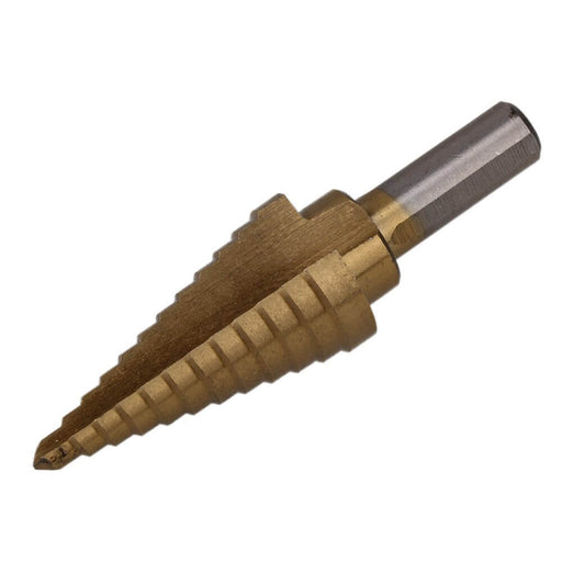 3/16 - 7/8 Inch Titanium M2 Steel HSS Step Drill Bit - ToolPlanet