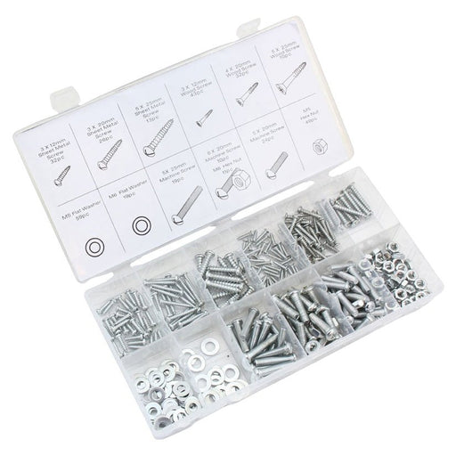 347 Pc. Metric Nut and Bolt Assortment Set - ToolPlanet