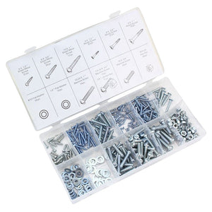 347 Pc. SAE Nut and Bolt Assortment Set - ToolPlanet