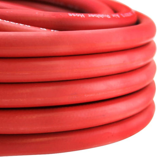 3/8 50 Ft Air Hose Red Rubber 300 psi Working Pressure 900 Burst - ToolPlanet