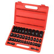 38 piece Impact Socket Set Duometric Combination SAE Metric - ToolPlanet