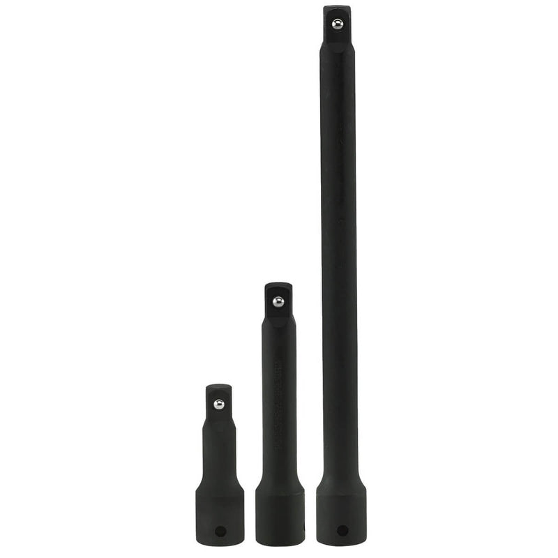 4 pc 1/2 Impact Extension Bar Set CRV 3, 5, 8, 10 Inch - ToolPlanet