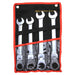 4 Pc. Combination Ratcheting Wrench Set Jumbo Flex Metric - ToolPlanet