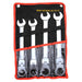 4 Pc. Combination Ratcheting Wrench Set Jumbo Flex SAE Standard - ToolPlanet