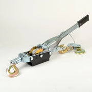 4 ton come along hand cable power puller winch with triple safety hooks and dual gear design for heavy duty lifting