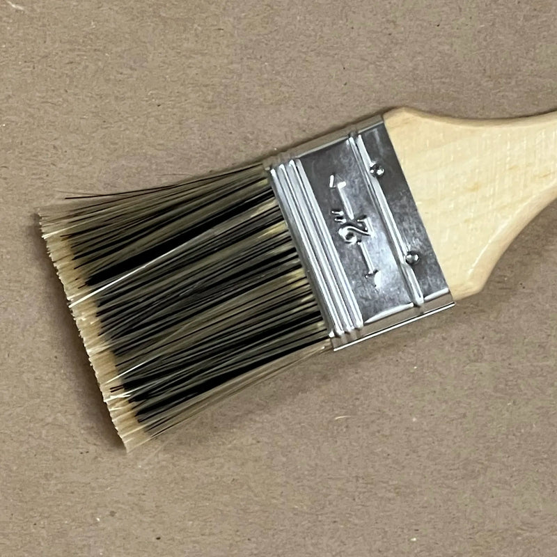 Paint Brush with Wood Handle 2" x 5/16" x 1 1/2"
