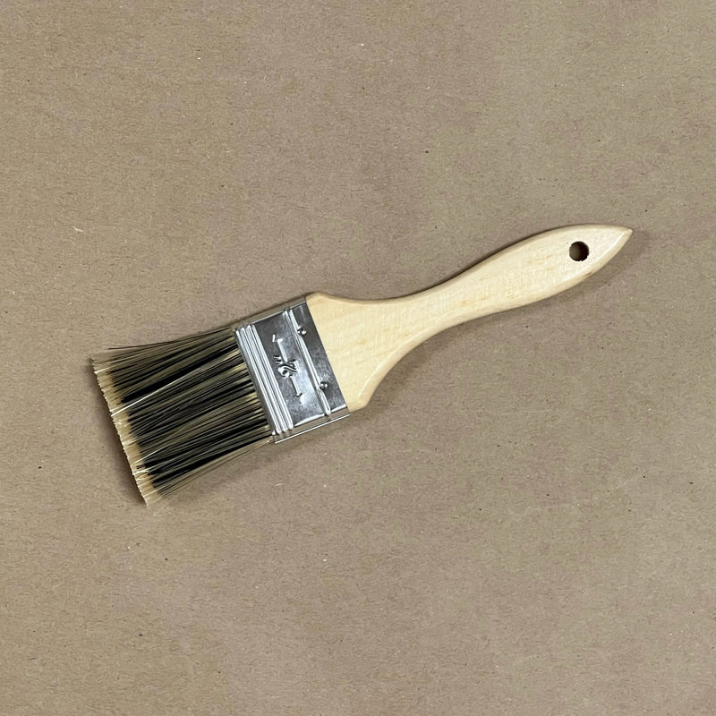 Paint Brush with Wood Handle 2" x 5/16" x 1 1/2"