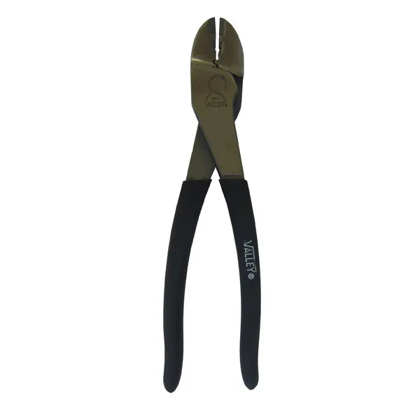 10 Inch Diagonal Nickel Finish Pliers with Soft Handle