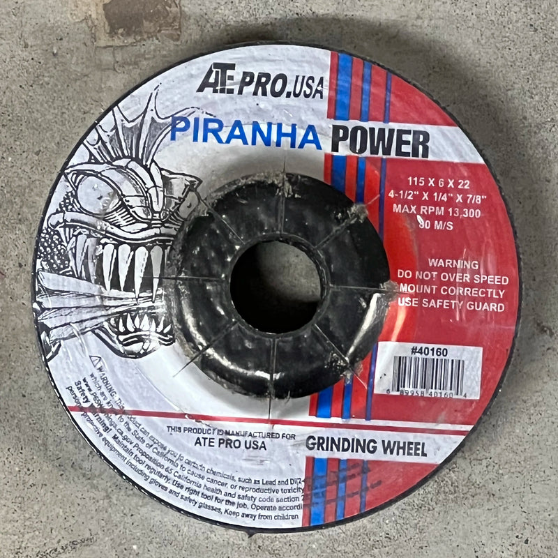 4-1/2 in. x 1/4 in. x 7/8 in. metal grinding disc