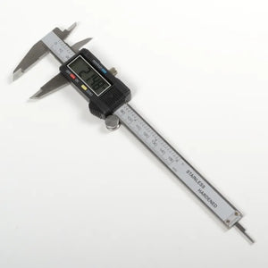 6" Digital Caliper - Stainless Steel - Fractional/Metric/SAE