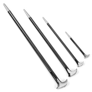 4pc Crow Foot Pry Bar Set: 6, 13, 16, 20" Heavy - Duty Steel - ToolPlanet