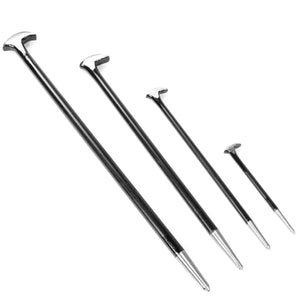 4pc Crow Foot Pry Bar Set: 6, 13, 16, 20" Heavy - Duty Steel - ToolPlanet