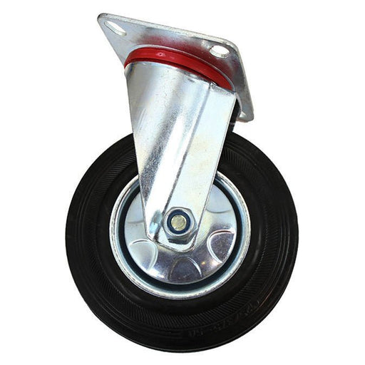 5 Inch Caster Wheel Swivel Rubber with Plate - ToolPlanet