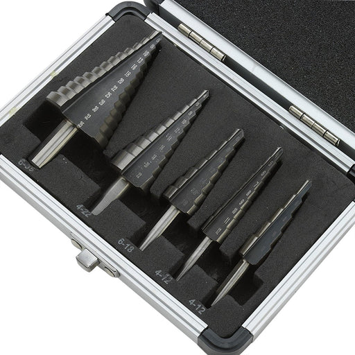 5 pc Metric Step Drill Bit Set - ToolPlanet