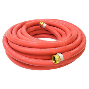 50' x 5/8" Red Rubber Water Hose - ToolPlanet