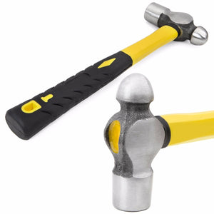 5pc Ball Peen Hammer Set - Carbon Steel Heads, Fiberglass Handles - ToolPlanet