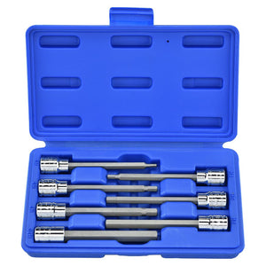 7 piece 3/8 Inch Extra Long Socket and Hex Bit Set - ToolPlanet