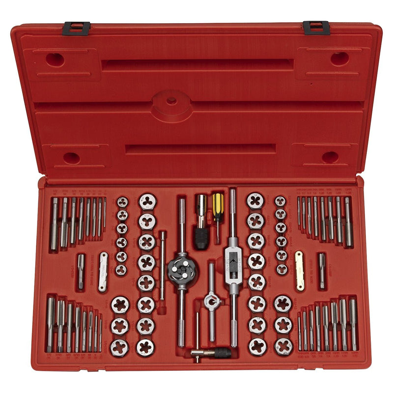 76 piece Steel Alloy Tap and Die Set Hexagon - ToolPlanet