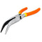 8" Bent Nose Pliers Polished Steel Coated Handle - ToolPlanet