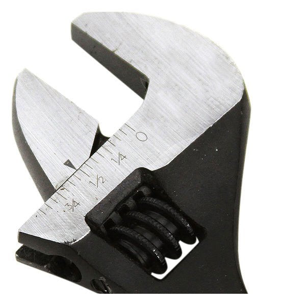 8 Inch Adjustable Wrench Black CrV Industrial Grade - ToolPlanet