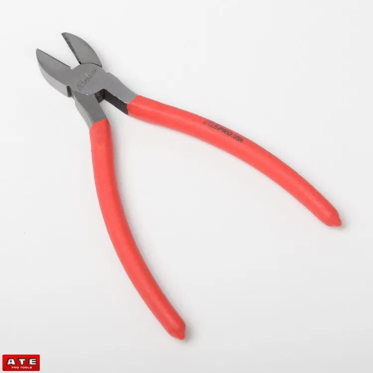 8 Inch Diagonal Pliers High Carbon Steel Soft Grip Nickel