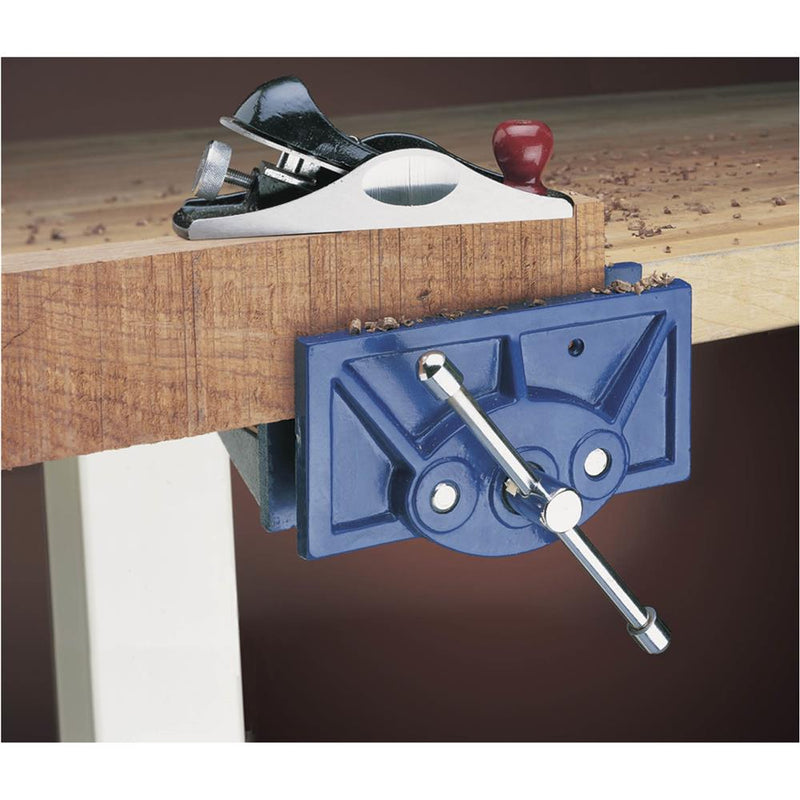 Shop Fox 8 Inch Wood Vise Cast Iron with Steel Screw D2255