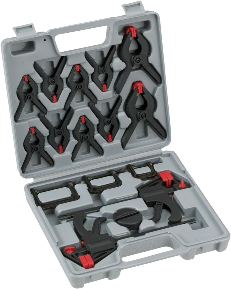 ShopFox Mini Small Bar Quick Clamp Set 16 Pc. D3628