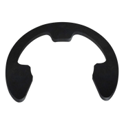 Isolated view of large individual E-clip retainer