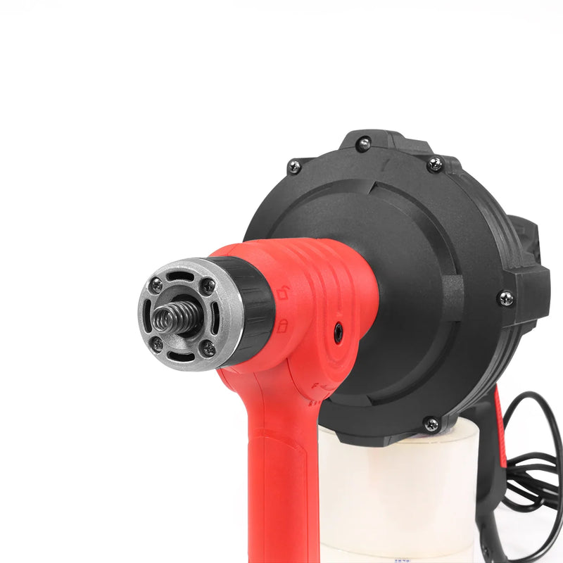 Portable Handheld Electric Drain Auger Cleaner with 25 foot 1/4" Cable Snake