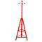 2-ton red tripod under hoist stand fully extended for engine or exhaust support