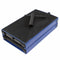 Wide platform scissor jack with rubber pad for anti-slip