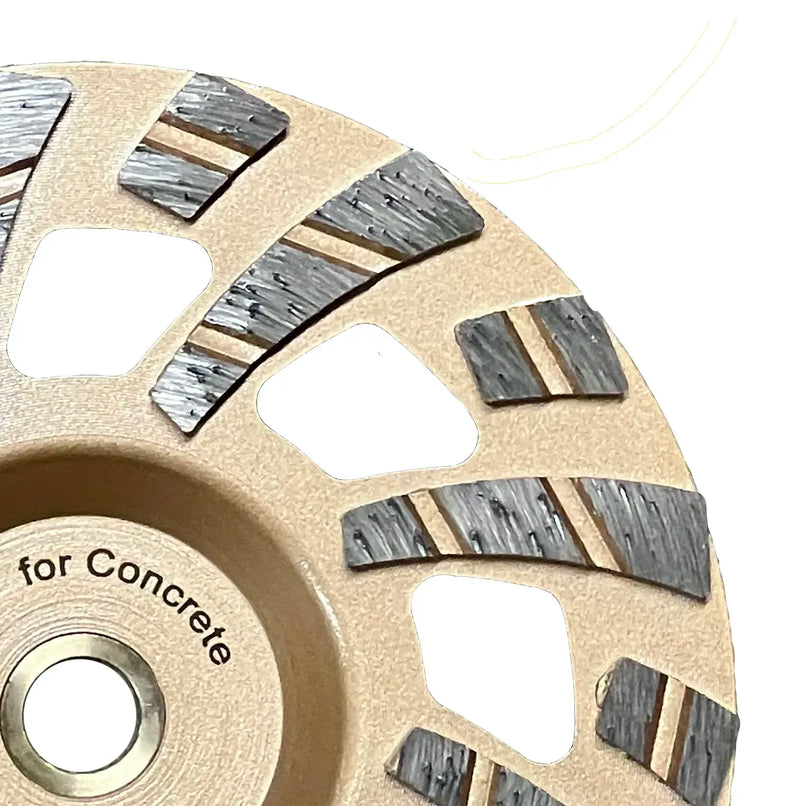 XP Diamond 7" Concrete Grinding Wheel Super Turbo Cup 7/8" arbor