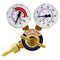 Acetylene Welding Regulator Brass Dual Pressure Gauge - ToolPlanet