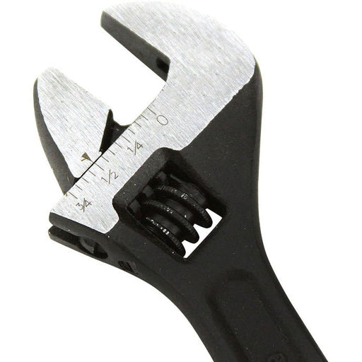 Adjustable Wrench | 6 Inch Black Oxide CrV Industrial Grade - ToolPlanet