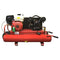 Air Compressor 10 Gallon Portable Two Tank Gas Power 6.5 HP Engine EPA