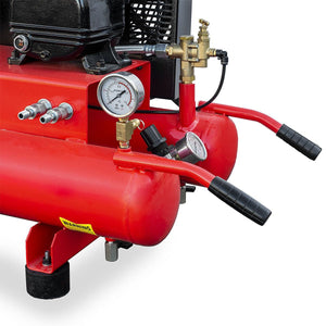 Heavy-Duty Gas Air Compressor for Jobsite and Home Use