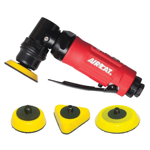 Aircat 6320 Mini Spot Air Sander / Polisher with 3 Pads - ToolPlanet