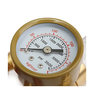 Argon Welding Regulator Gas Flow Meter with Dial Gauge - ToolPlanet