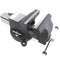 Bench Vise 5 Inch Jaws Swivel Base 360 Degrees Anvil Heavy Duty Steel - ToolPlanet