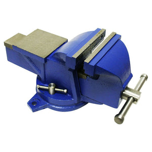 Bench Vise 6 Inch Jaws Swivel Base 360 Degrees Anvil Heavy Duty Steel - ToolPlanet