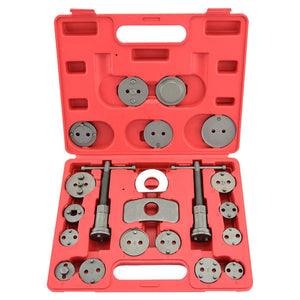 Brake Caliper Kit - 21 Pc Brake Caliper Wind Back Universal Tool Kit - ToolPlanet